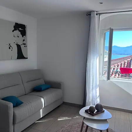 Studio Vue Mer - Centre Ajaccio - 150 M Coeur De Ville דירה אז'אקסיו